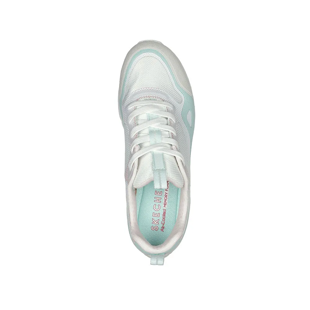 Tenis Mujer Skechers Uno 2  - Blanco - Azul