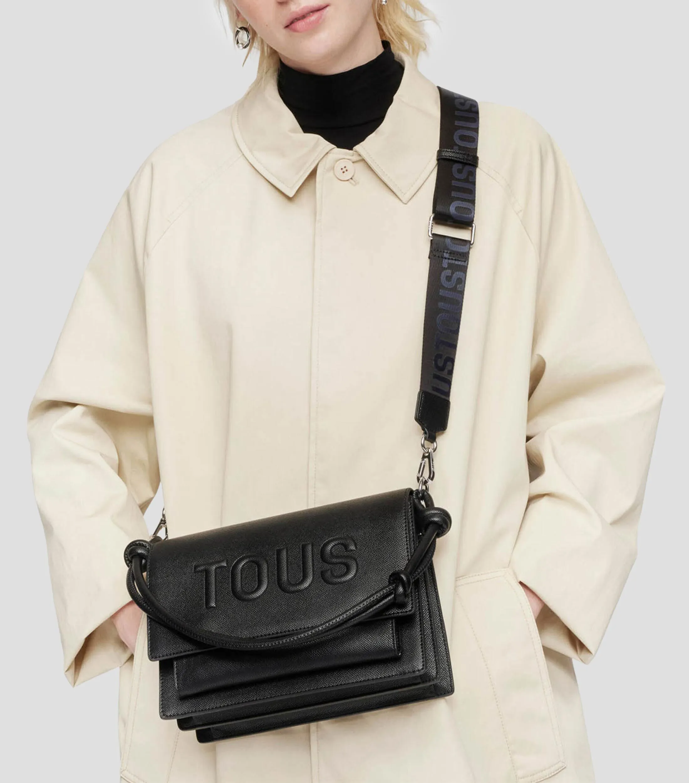 Tous Bolso Crossbody La Rue New Texturizado Mujer