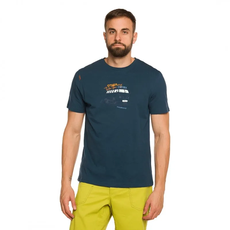 Trangoworld CAMISETA MOONLIGHT AZUL OSCURO