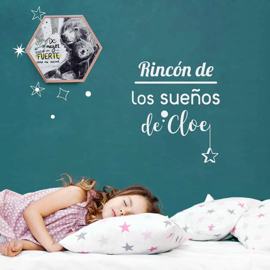 Vinilo: Rincón de los sueños. Personaliza y decora su rincón.