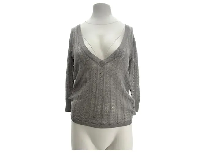 ZADIG & VOLTAIRE  Tops T.0-5 1 Seda Gris 