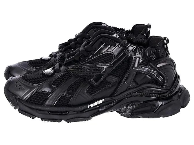 Zapatillas Balenciaga Runner en Poliuretano Negro 