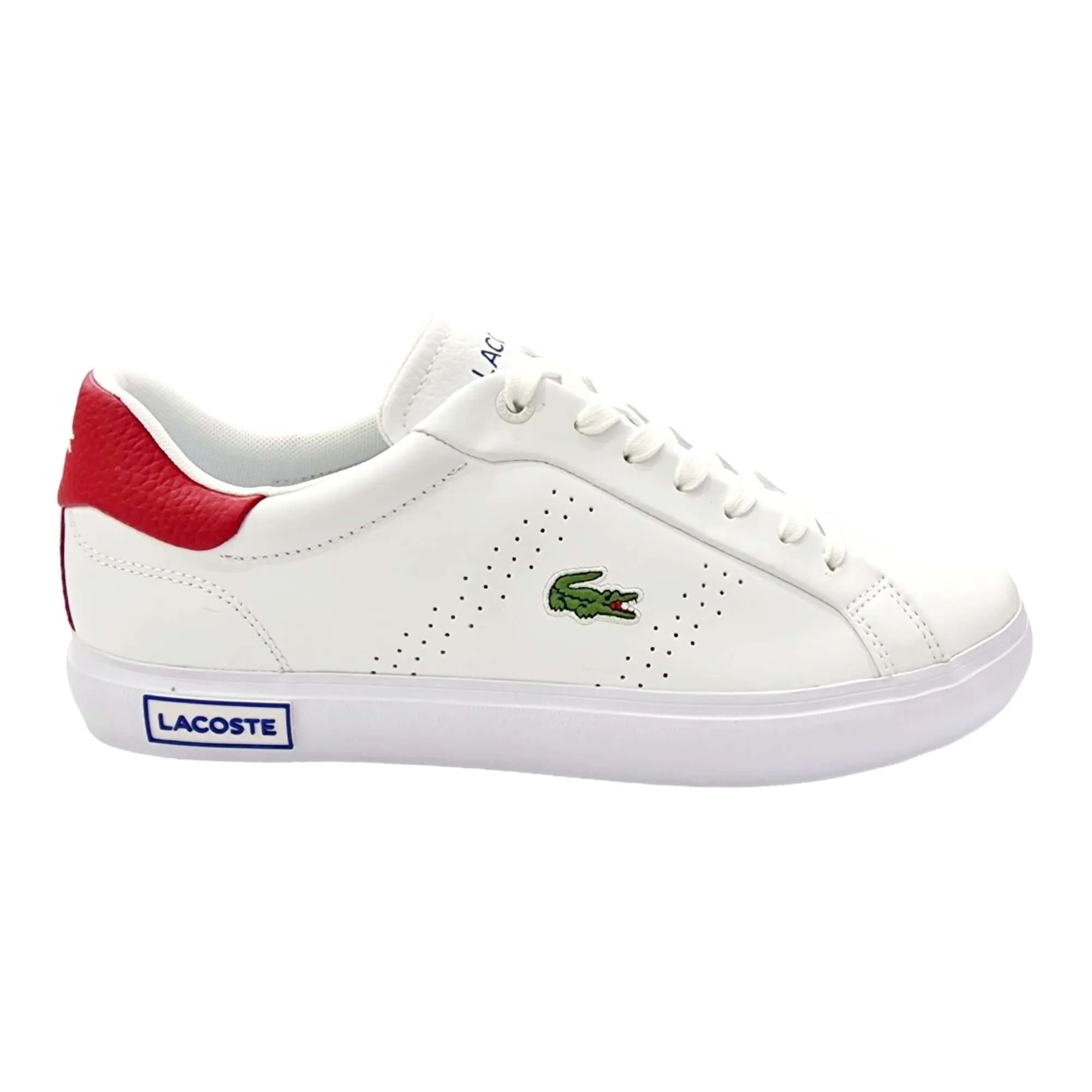 ZAPATILLAS LACOSTE HOMBRE POWERCOURT 2.0 ROJO