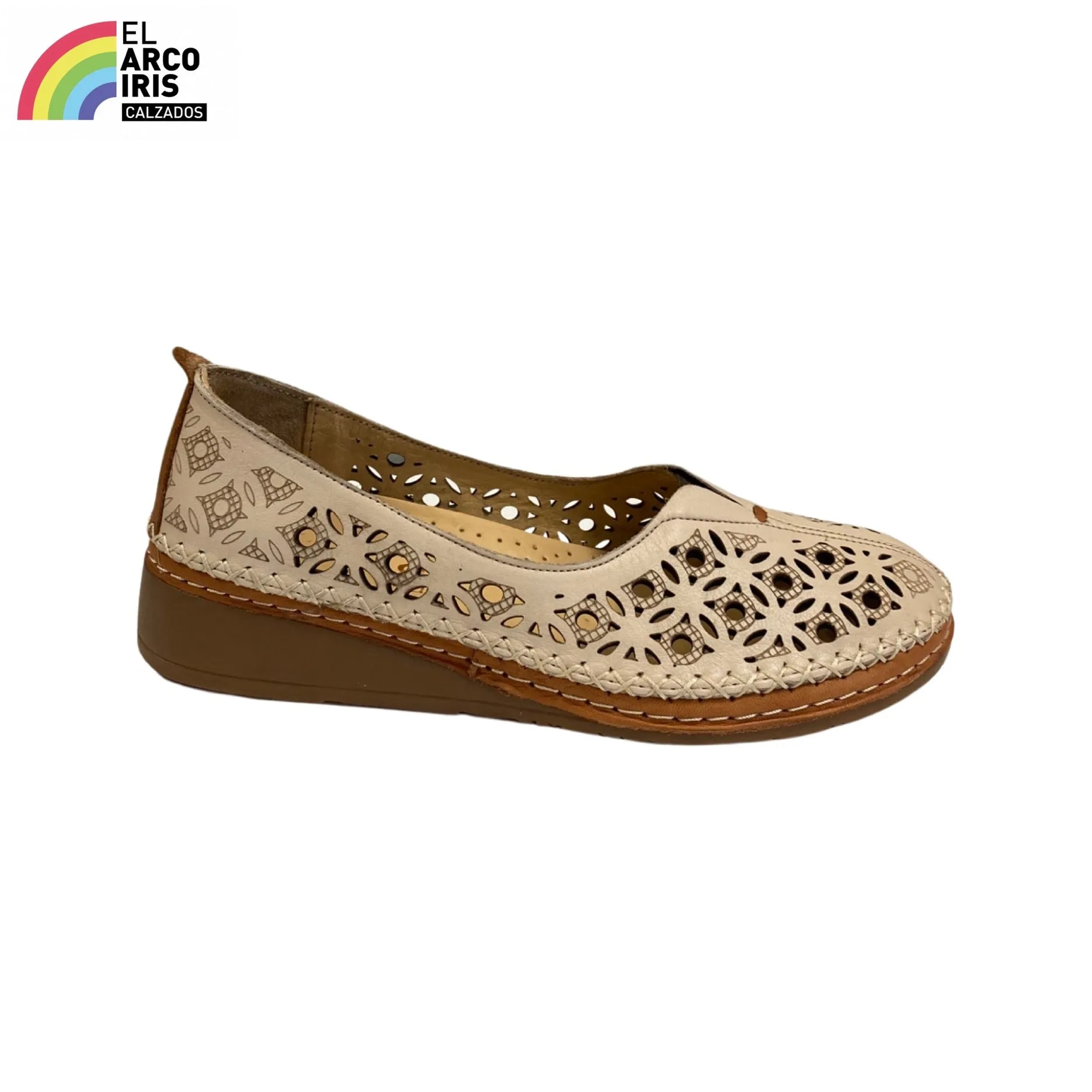 ZAPATO MUJER 48 HORAS 313803 BEIGE