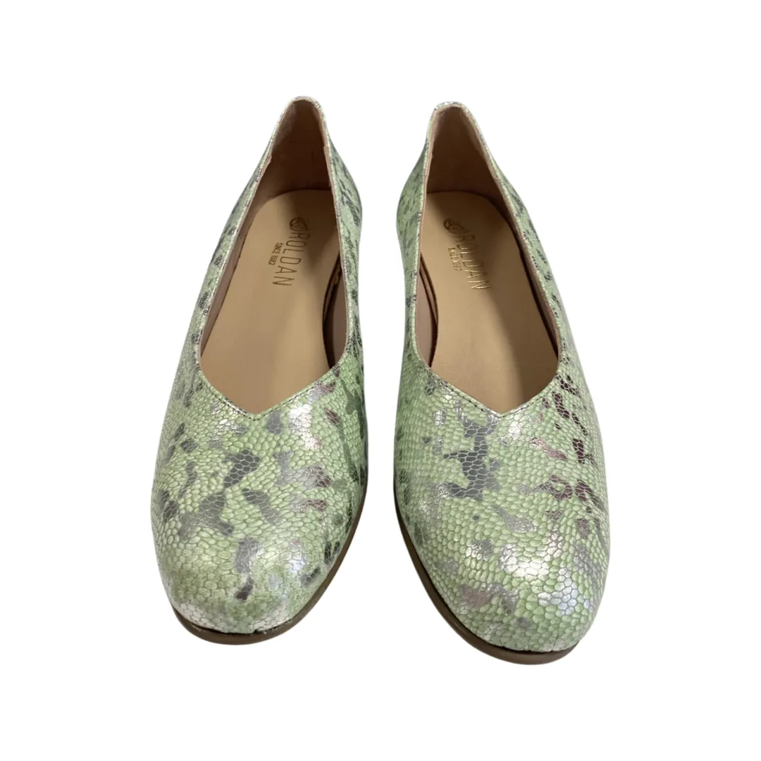 ZAPATO MUJER ROLDN 1705 VERDE PLATA