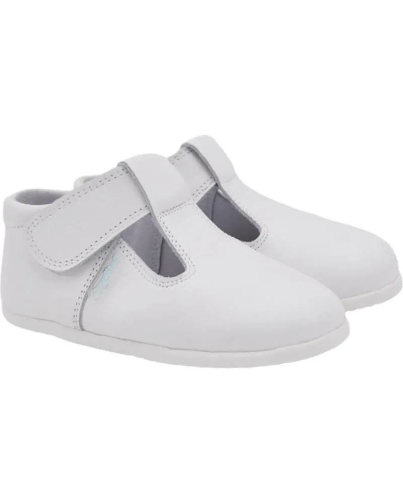 Zapatos ANGELITOS  de Niño PEPITO PIEL RESPETUOSO 542  BLANCO