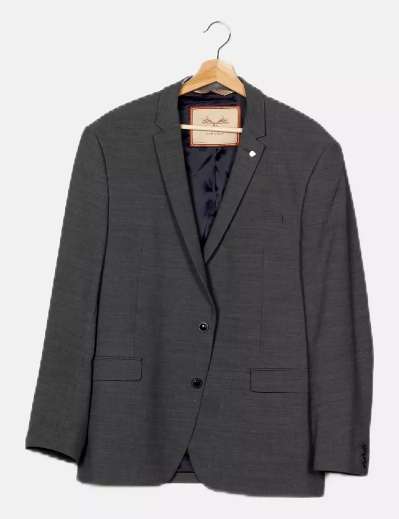 Zara Blazer básica gris