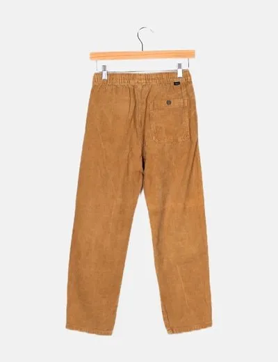 Zara Pantalón pana camel