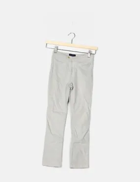 Zara Pantalón pana gris