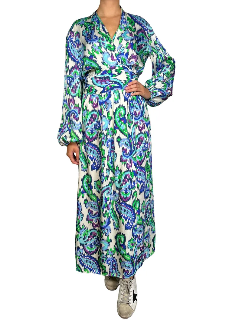 ZARA Vestido Wrap Viscosa