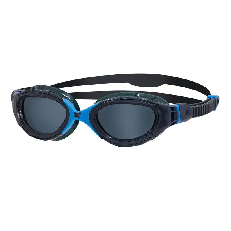 Zoggs gafas Predator Flex Gris Azul Tintado Ahumado Small